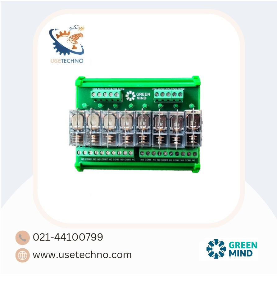RELAY BOARD 8 CH گرین مایند رله برد 8 کانال گرین مایند